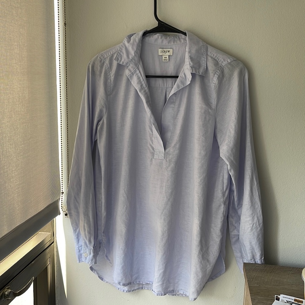 J Crew Linen Shirt